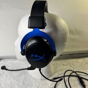 HyperX Cloud Core Wired Gaming Headset Black Blue with Detachable Mic